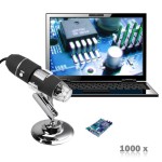 USB Digital Microscope 1000X 2MP USB 8 LED