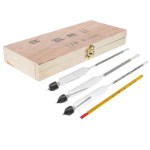 Set 3 Hydrometer Alcoholmeter 0 to 100 with Thermometer