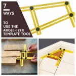 Multi-Angle Ruler Template Tool 836 General Measuring Tools
