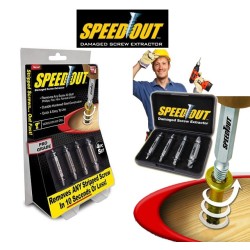 Speed Out Screw Extractor kit 4-Piece