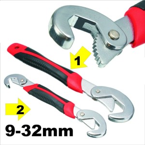 Universal Quick Snap'N Grip Adjustable Spanner Wrench Set 2 Pcs