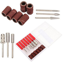 Nail Drill Kit Bits file For Electric Drills  κιτ 12pcs
