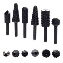 Drill Bit Cutters Files And Rasp for Metal - Wood Set 6pcs