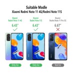 3D Full Screen Full Glue Tempered Glass for Xiaomi Redmi Note 11/11s
