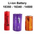 Rechargeable battery 18350 - 16340 - 14500