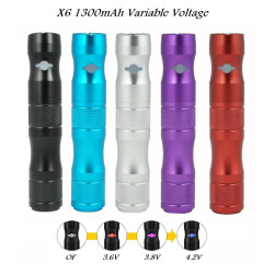 X6 1300 mAh Variable Voltage Battery