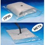 Vacuum compressed storage bag