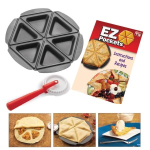 NEW EZ Pockets Personal Pie Pan