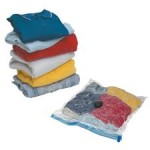 Vacuum compressed storage bag