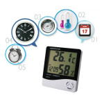 Digital Temperature Humidity Meter-Clock HTC-1