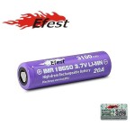 Επαναφορτιζόμενη μπαταριά Efest IMR18650 3100mah 20Amps