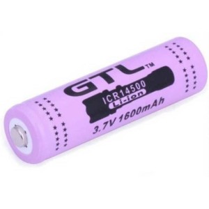 GTL 14500 3.7V 1600mAh Li-ion Battery