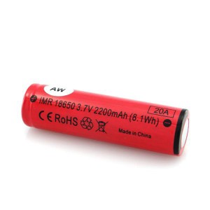 New AW IMR 2200 mah Rechargeable Batteries