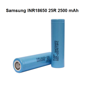 Samsung INR18650-25R 2500mah 3.7V Li-ion Battery