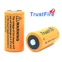 TrustFire XSL 18350 3.7V 1200mAh Li-ion Battery