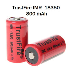 TrustFire IMR 18350 800mAh Battery