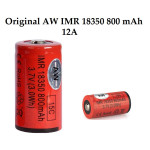 AW IMR18350 3.7V 800mAh LiMN Battery